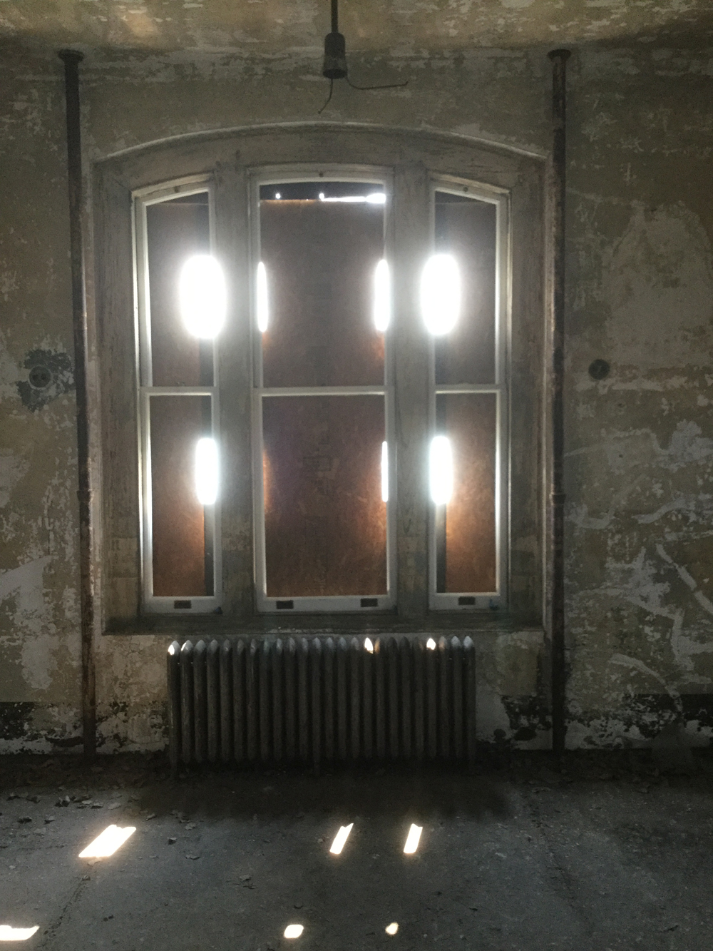 Restored Window Frame Installed